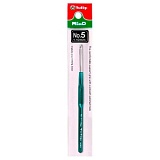 Крючок для вязания с ручкой "MinD" 1,1мм, сталь/пластик, золотистый/зеленый, Tulip, TA-1044e