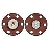 Кнопки пришивные, диаметр 20мм, металл/пластик, Union Knopf by Prym, U0019630020002001-18