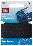 Купить недорого   Эластичная лента мягкая, ширина 30мм (57% полиэстер, 43% эластодин), черный, Prym, 955386  в интернет магазине Фэмили хоби