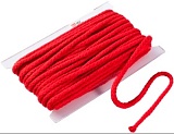Купить недорого   Шнур для парки, диаметр 10мм, 100% полиакрил, красный, Prym, 9188241  в интернет магазине Фэмили хоби