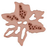 Пуговица, размер 23мм, пластик, Dill, 287708/23-12