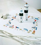 Купить недорого   Схема для вышивки "Лето у моря " 50*50см, Acufactum Ute Menze, 82201 в интернет магазине Фэмили хобби