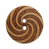 Пуговица, размер 23мм, дерево, Dill, 311116/23-12