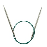 Спицы круговые "Mindful" 6мм/80см, нержавеющая сталь, серебристый, KnitPro, 36103