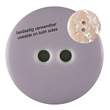 Пуговица двухсторонняя, размер 18мм, пластик, Dill, 312808/18-12