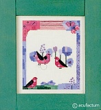 Купить недорого   Набор для вышивания "Розовые птицы" 14*16см, Acufactum Ute Menze, 2310  в интернет магазине Фэмили хобби