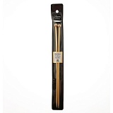Спицы прямые "Bamboo" 4,5мм/25см, бамбук, натуральный, 2шт в упаковке, Tulip, KNS100450