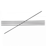 Спицы чулочные "Karbonz" 1,25мм/15см, KnitPro, 41102