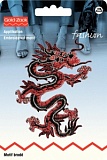 Термоаппликация Азиатский дракон, красный/черный цв. 926178