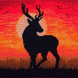 Купить недорого   Набор для вышивания Maia "Magestic Sunset" 13*13см, MEZ Венгрия, 5678000-05039  в интернет магазине Фэмили хобби