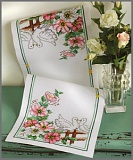 Купить недорого   Набор для вышивания Anchor: салфетка-дорожка "Love Birds" 27*81 см, MEZ Венгрия, 9240000-02301  в интернет магазине Фэмили хобби