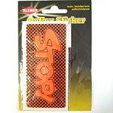 Аппликация, самоклеящаяся, светоотражающая "STOP" 10,2*4,8см, ПВХ, оранжевый, Kleiber, 611-61