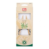 Серия "Prym 1530" - Спицы круговые 5мм/60см, бамбук, натуральный, Prym, 222518