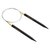 Спицы круговые укороченные "Lantern Moon" 3,5мм/40см, эбеновое дерево, KnitPro, 350043