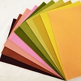 Купить недорого   Набор войлока 20*30см, 100% шерсть, 10 цветов, Richard Wernekinck Wolgroothander, 560221-Н01