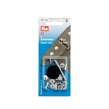 Клёпки с отверствием, для толщины материала 6-9мм, диаметр 9мм, латунь, серебристый, Prym, 403152