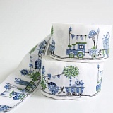 Купить недорого   Тесьма декоративная "Поезд", ширина 50мм, Acufactum Ute Menze,  в интернет магазине Фэмили хоби